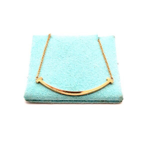T&Co. 18k Rose Gold Smile Necklace - Picture 1 of 9